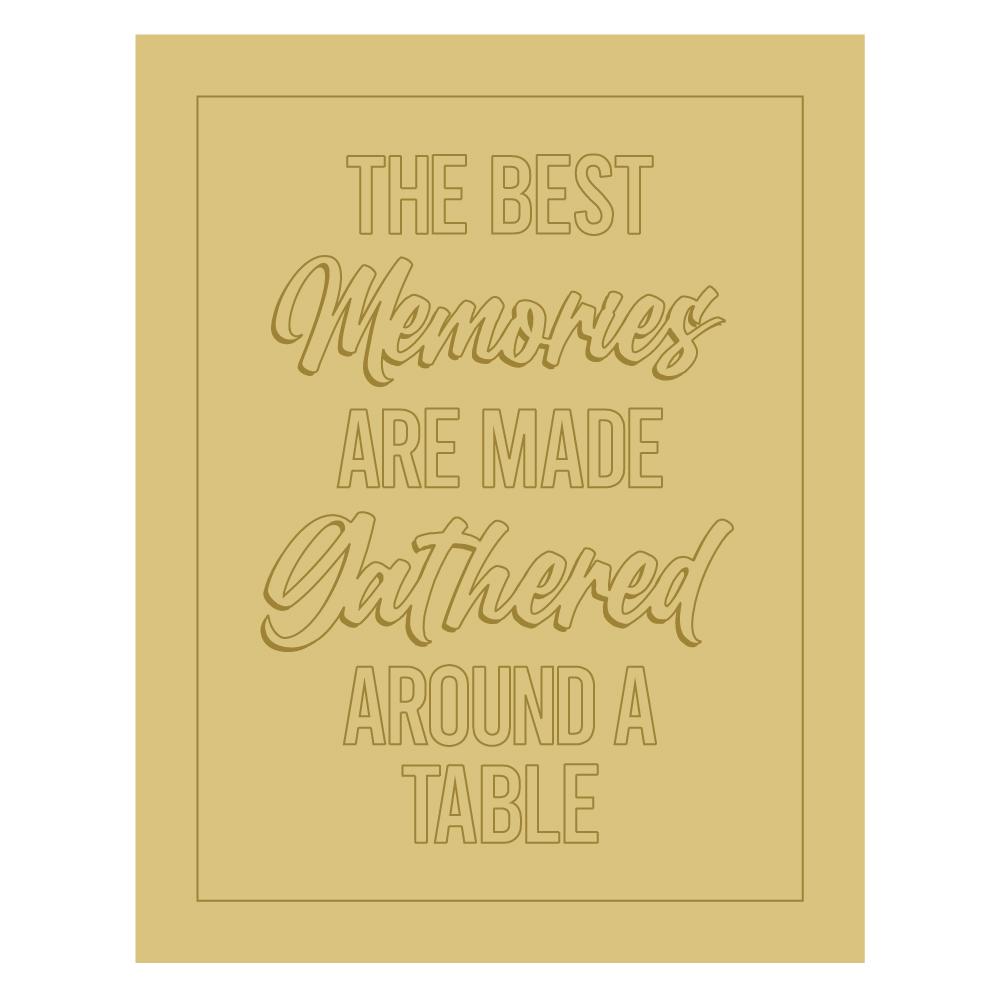 Memories, Gather, Table, Reunion, Traditions Cutout