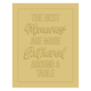Memories, Gather, Table, Reunion, Traditions Cutout