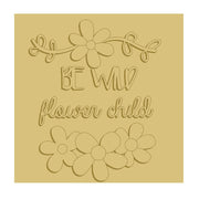 Hippy, 60's Era, Wild, Flower Child, Cutout
