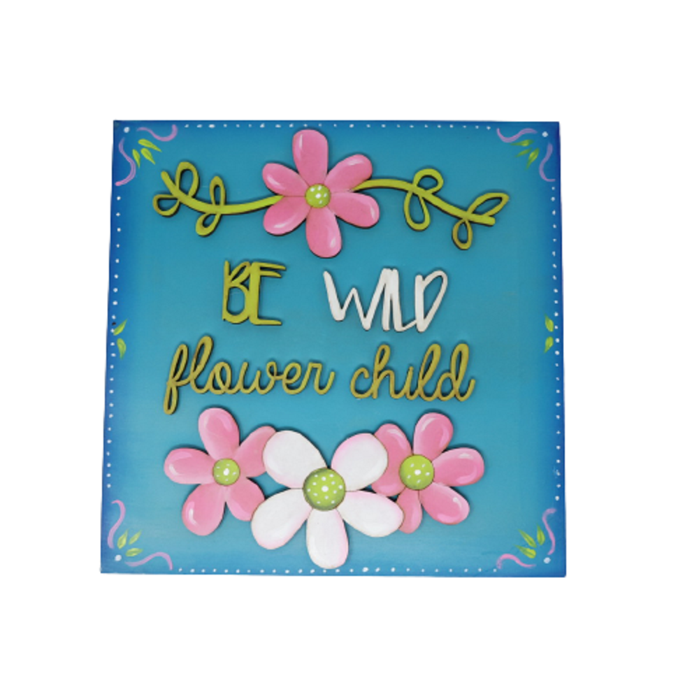 Flower Child, Hippy, 60's Era, Wild, Cutout