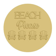 Beach Please Cutout