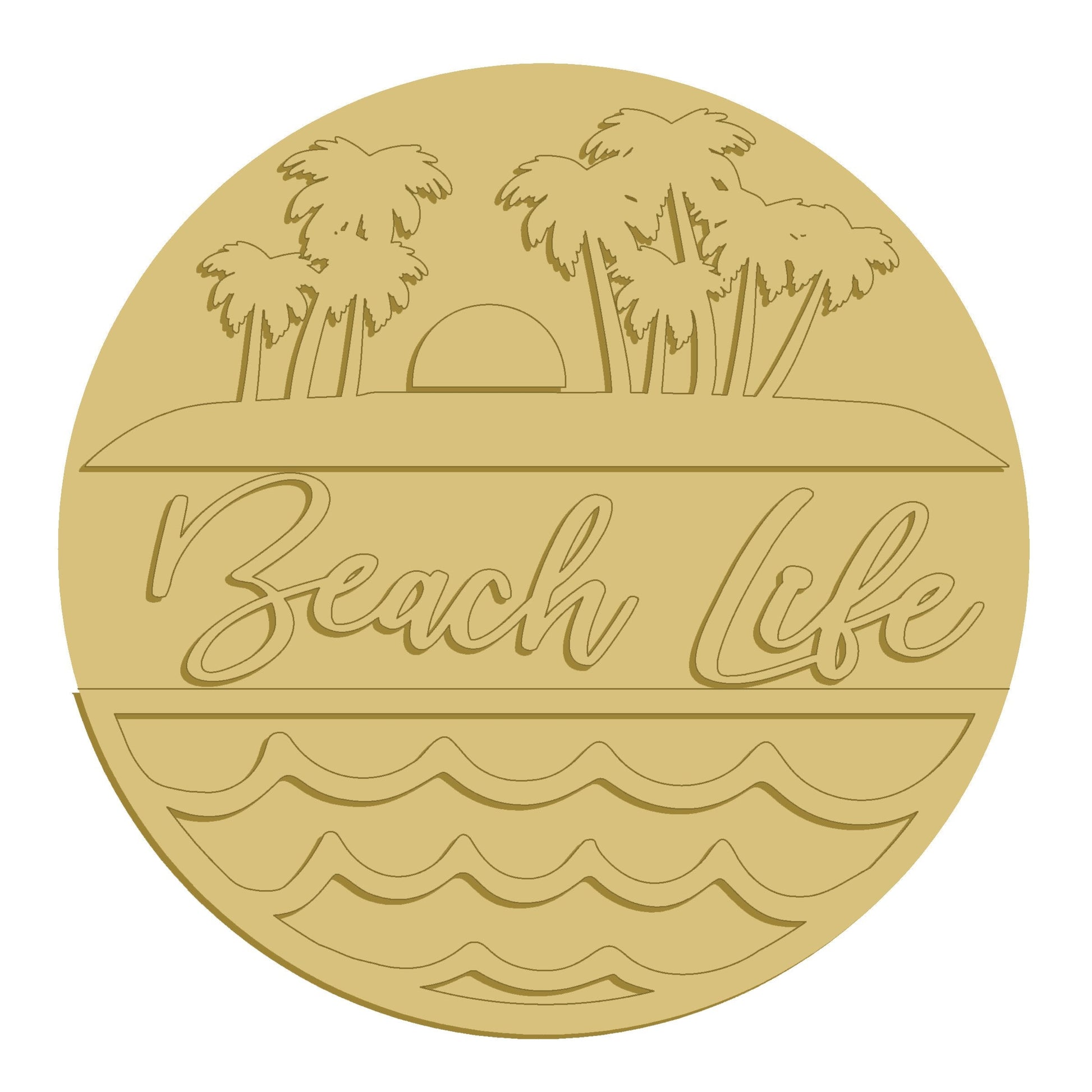 Beach Life Cutout