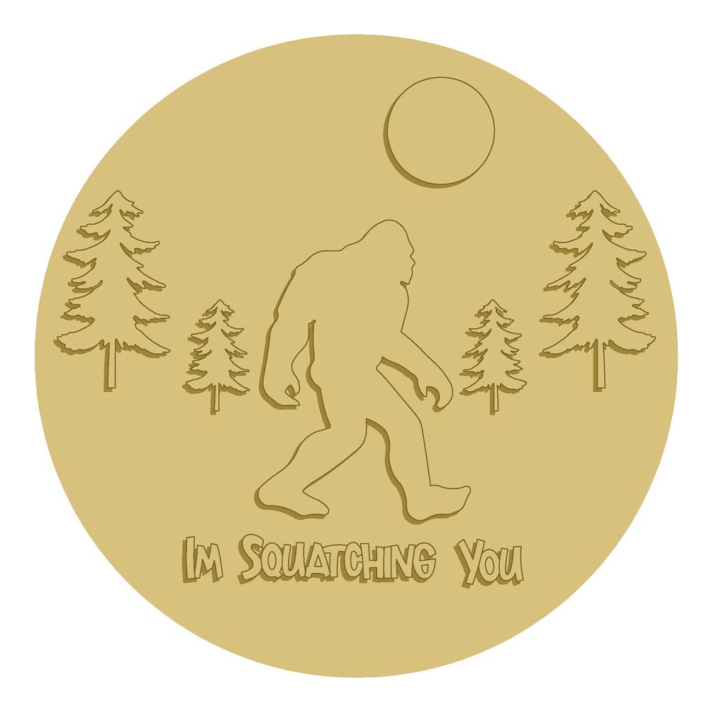 Im Squatching You Cutout