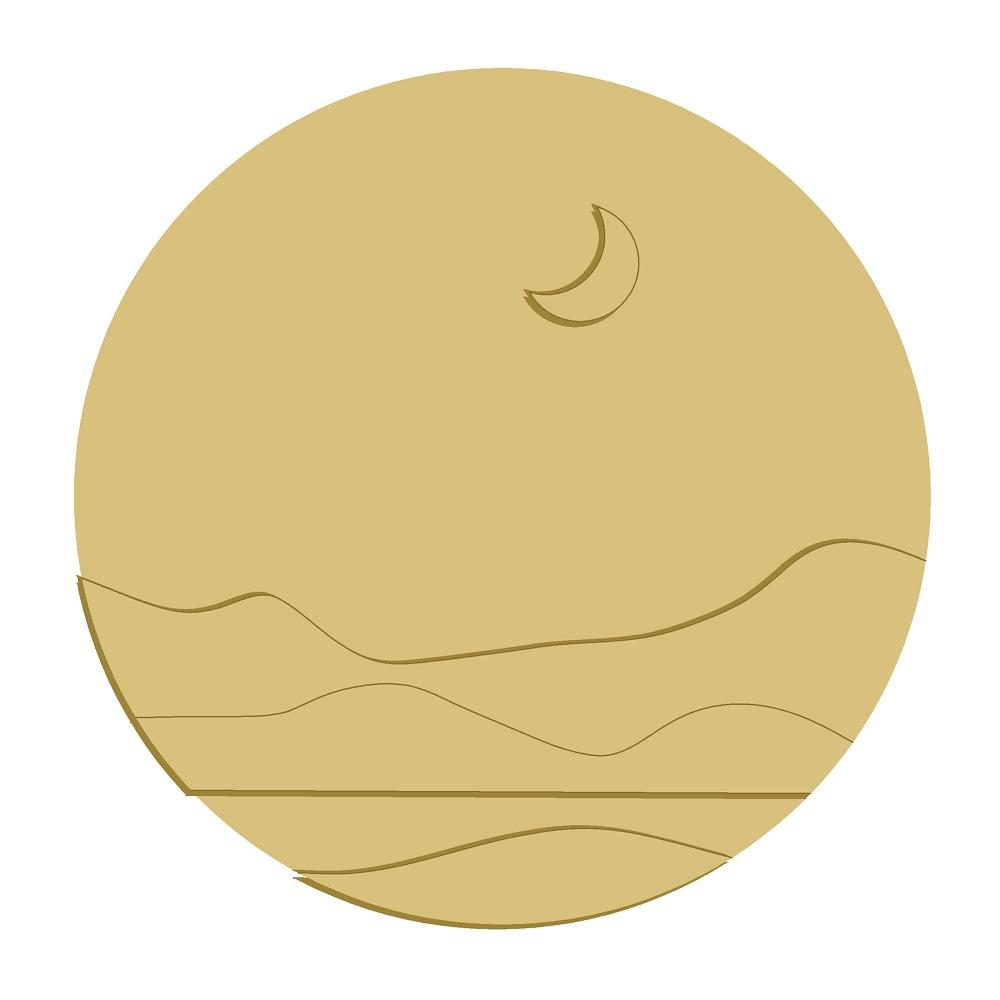 BoHo Moon Cutout