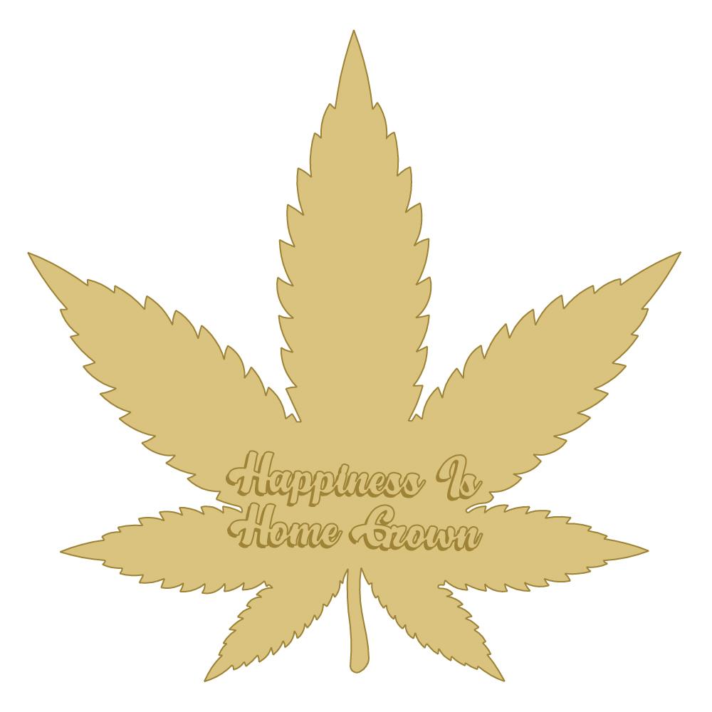 Happiness Is Home Grown Cutout