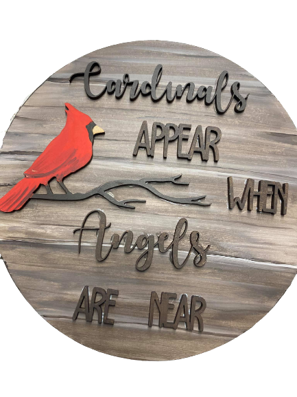 Cardinals Appear When Angels Are Near Cutout