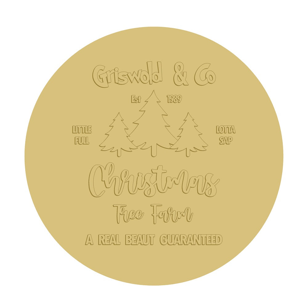 3D Christmas Farm Unfinished Wood Cutout Style 1 Art 1