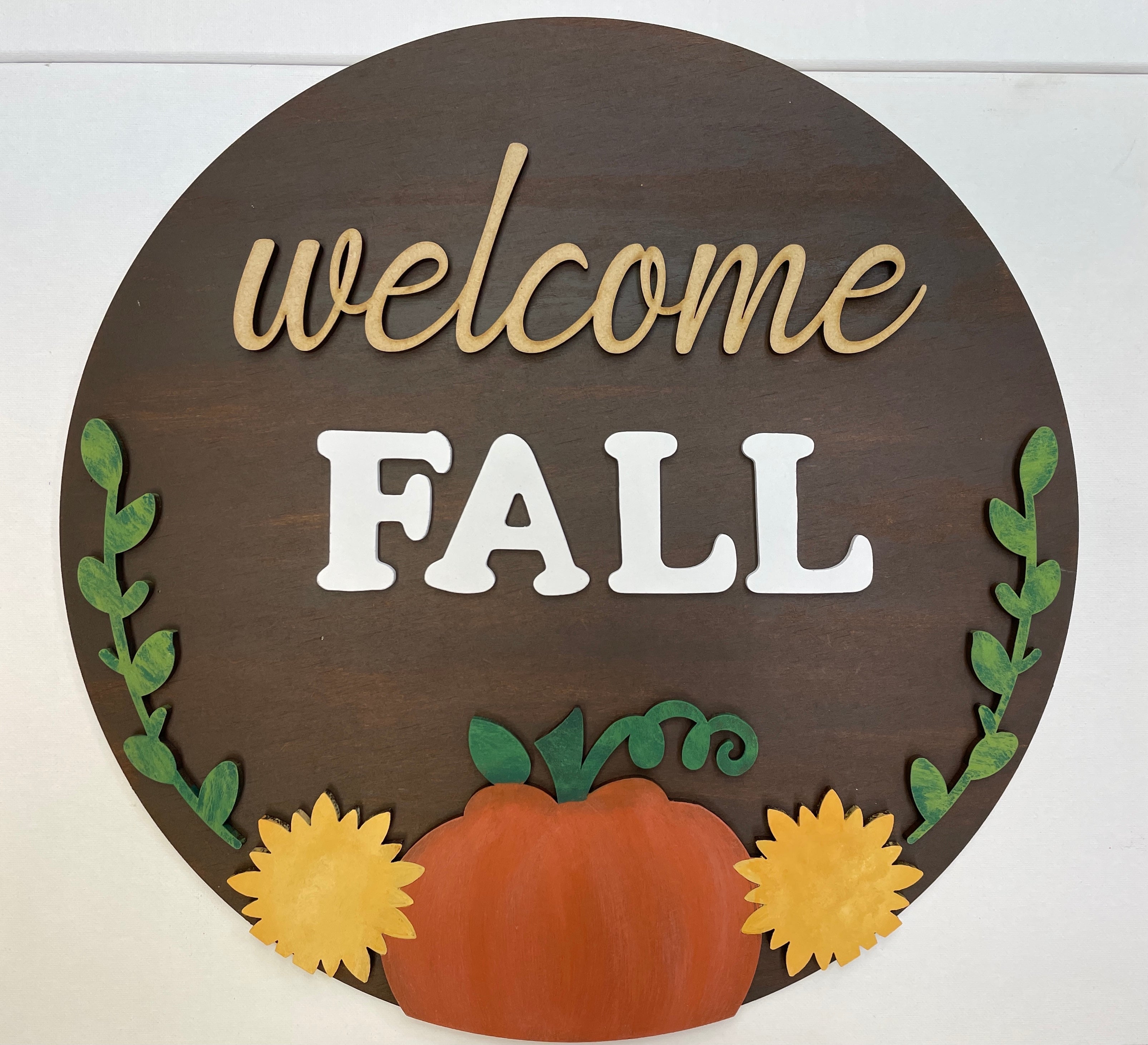 Welcome Fall Cutout