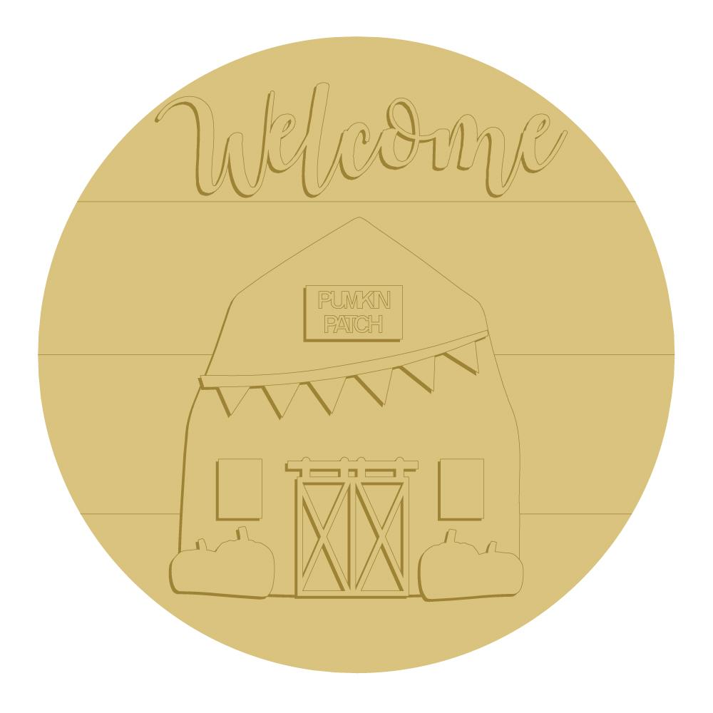 Welcome Pumpkin Patch Cutout