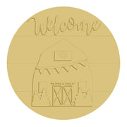 Welcome Christmas Cutout