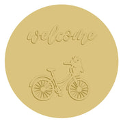 Welcome Bicycle Cutout