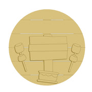 Smores, Marshmallows Cutout
