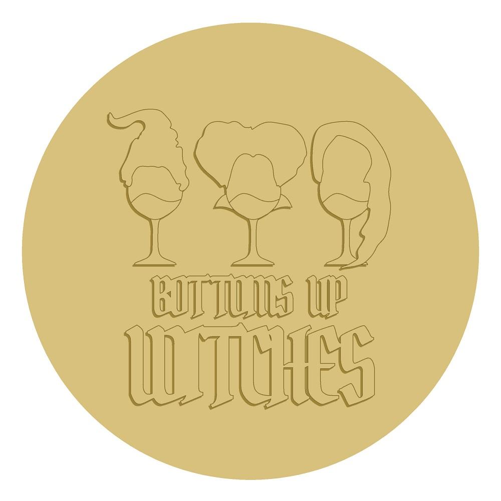 Bottoms Up Witches Cutout