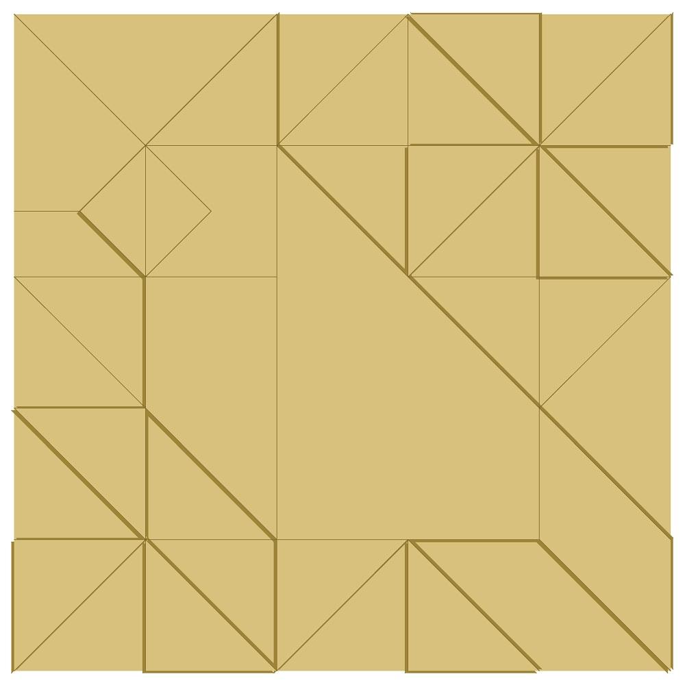 3D Barn Quilt With Bird