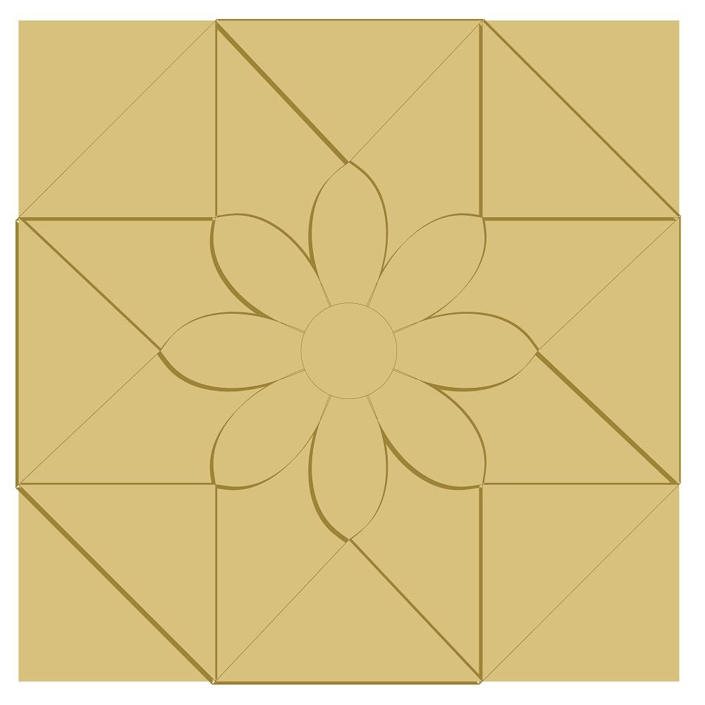 Flower Barn Quilt