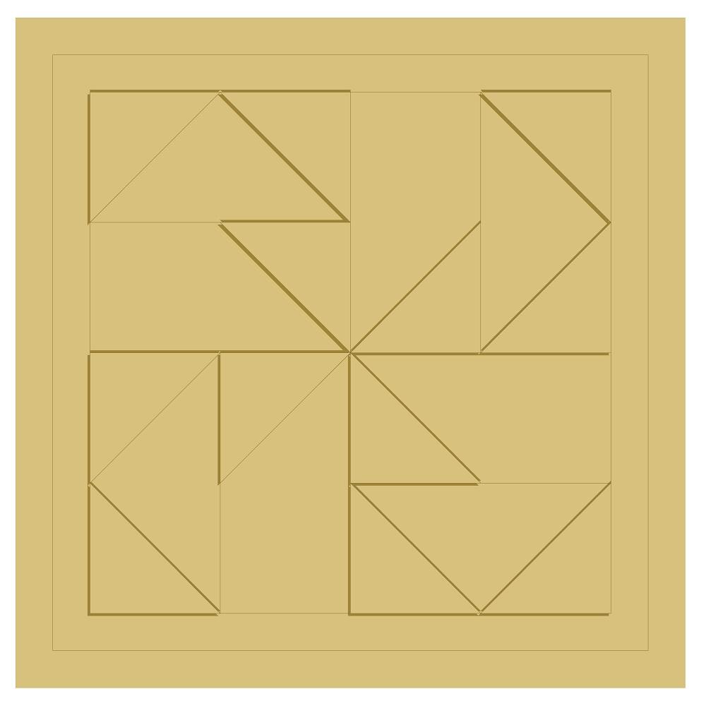 Barn Quilt Cutout