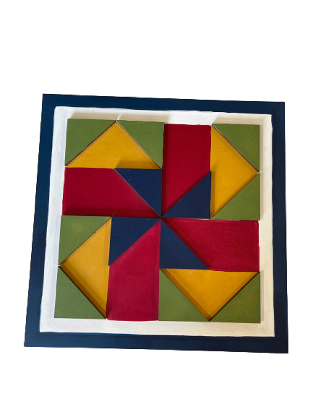 Triangle Abstract Barn Quilt
