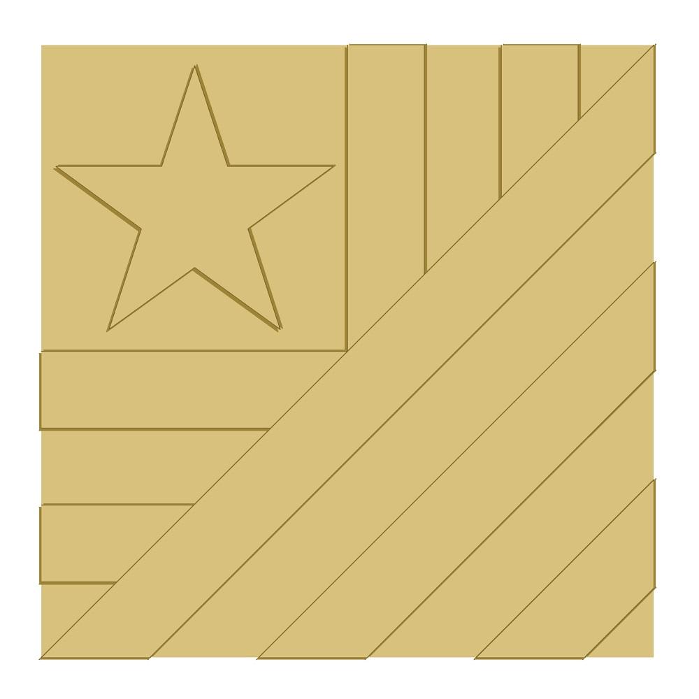 Flag Barn Quilt
