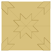 Star with Arrows Barn Quilt