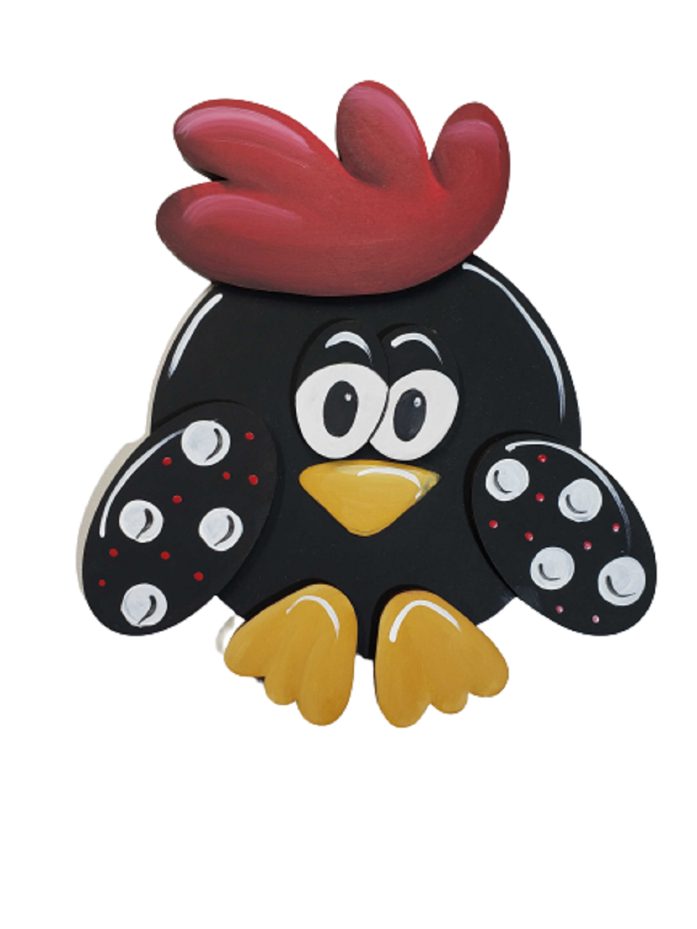Design By Line Chick MDF Cutout Sitting Silhouette - Unfinished For DIY