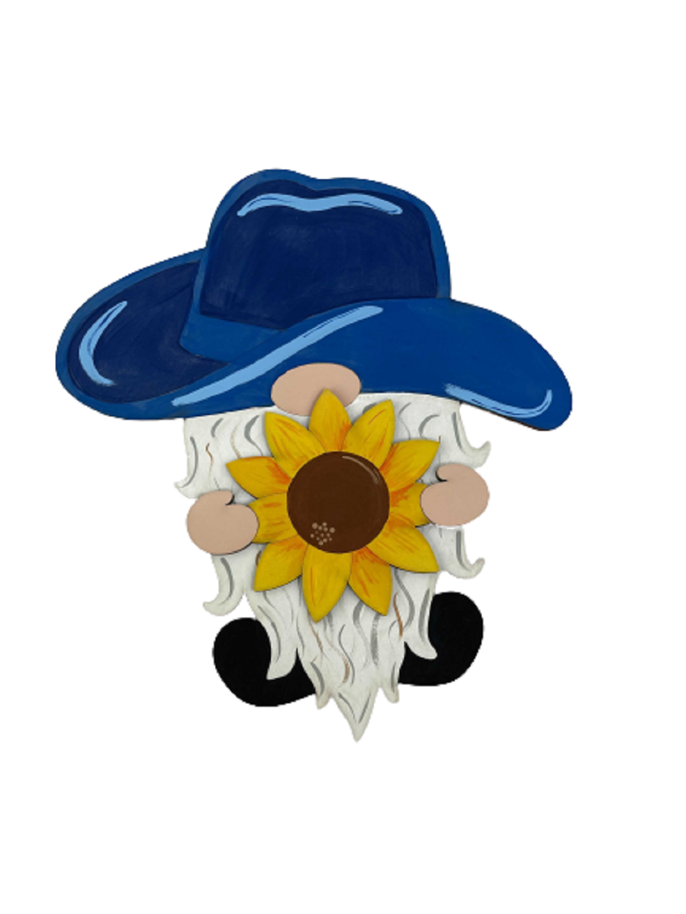 3D Design By Line Gnome MDF Cutout Sunflower Motif - Unfinished For DIY