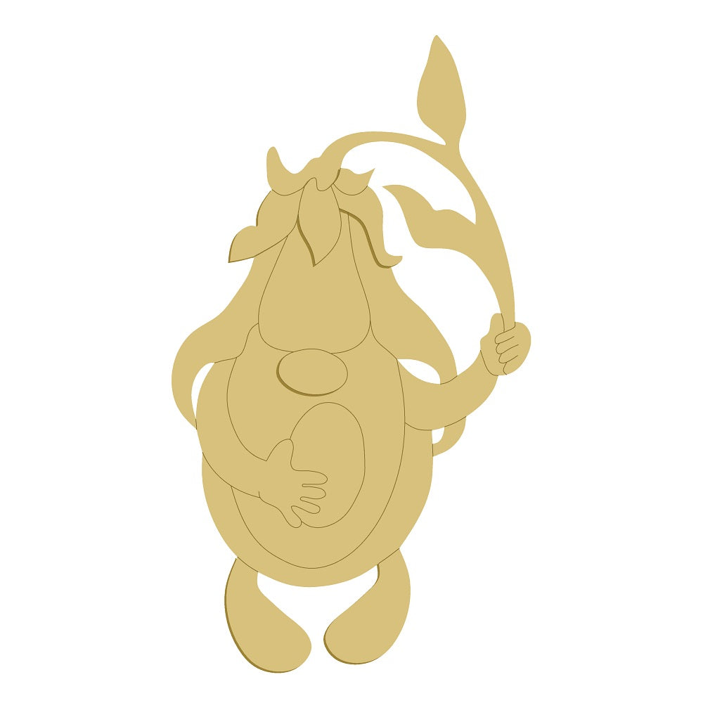3D Design By Line Gnome MDF Cutout Flower - Unfinished For DIY