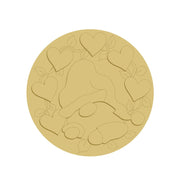 3D Design By Line Round MDF Cutout Love Gnome - Unfinished For DIY