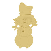 3D Design By Line Scarecrow MDF Cutout Fall Decor - Unfinished For DIY