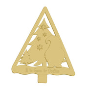 3D Design By Line Tree MDF Cutout I'll Be Gnome For Christmas - Unfinished For DIY