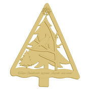 3D Design By Line Triangle MDF Cutout When Cardinals Appear Angels Are Near - Unfinished For DIY