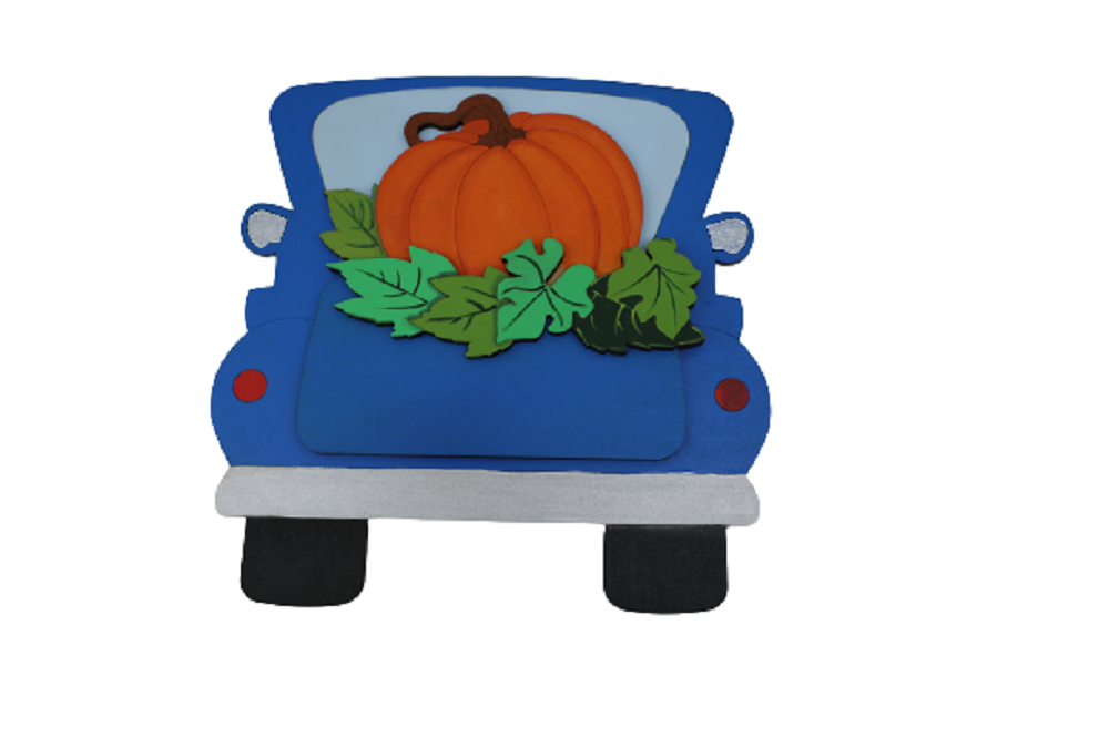 Basic Shape Truck MDF Cutout Vintage Pickup Silhouette - Unfinished For DIY