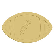 3D Football MDF Cutout - Unfinished For DIY