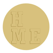 3D Round MDF Cutout HME Interchangeable - Unfinished For DIY