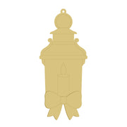 3D Christmas Lantern  MDF Cutout   - Unfinished For DIY