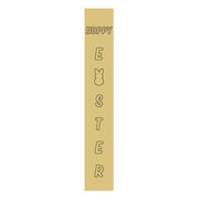 3D Porch Leaner MDF Cutout Hoppy Easter Bunny (Letters Only) - Unfinished For DIY