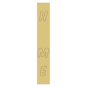 3D Tall Rectangle MDF Cutout HOME (Letters Only) - Unfinished For DIY
