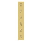 3D Porch Leaner MDF Cutout Spring With Clover Accent (Letters Only) - Unfinished For DIY
