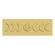 3D Rectangle MDF Cutout Moon Phases With Earth - Unfinished For DIY