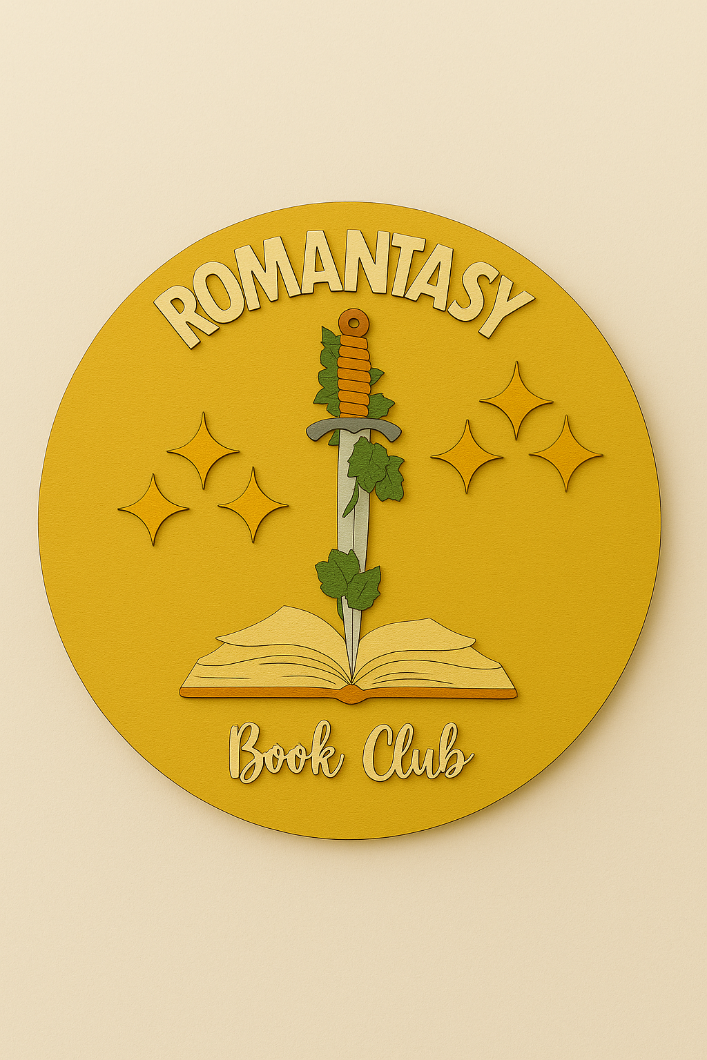 3D Romantasy Unfinished Wood Cutout Style 1 Art 1