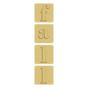 3D Squares MDF Cutout Fall - Unfinished For DIY