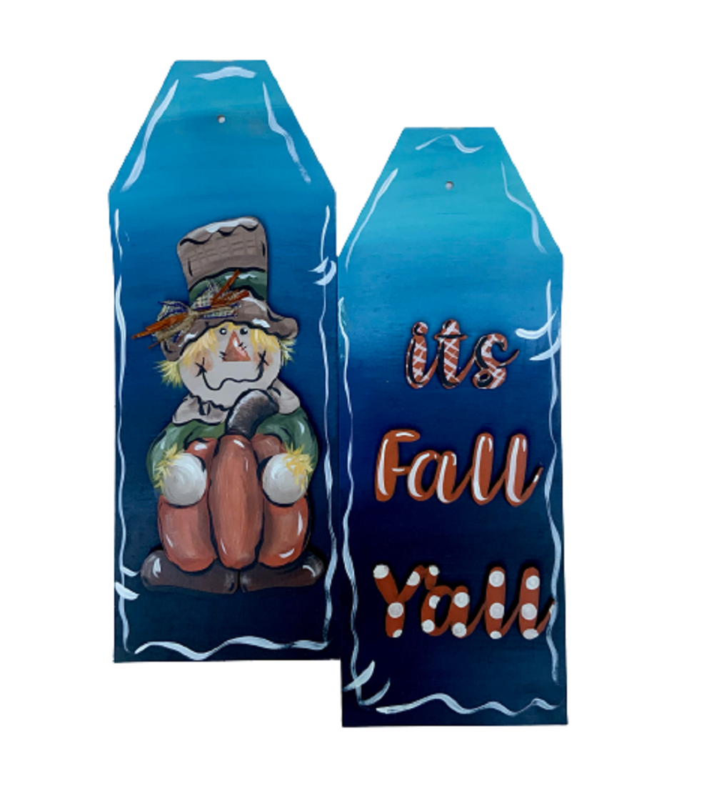 3D Tag MDF Cut Out It's Fall Y'all - Unfinished For DIY