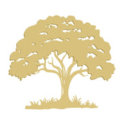 3D Tree MDF Cutout Tree Silhouette - Unfinished For DIY