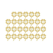 Basic Shape Clover MDF Cutout Four-Leaf Clover Monogram - Unfinished For DIY