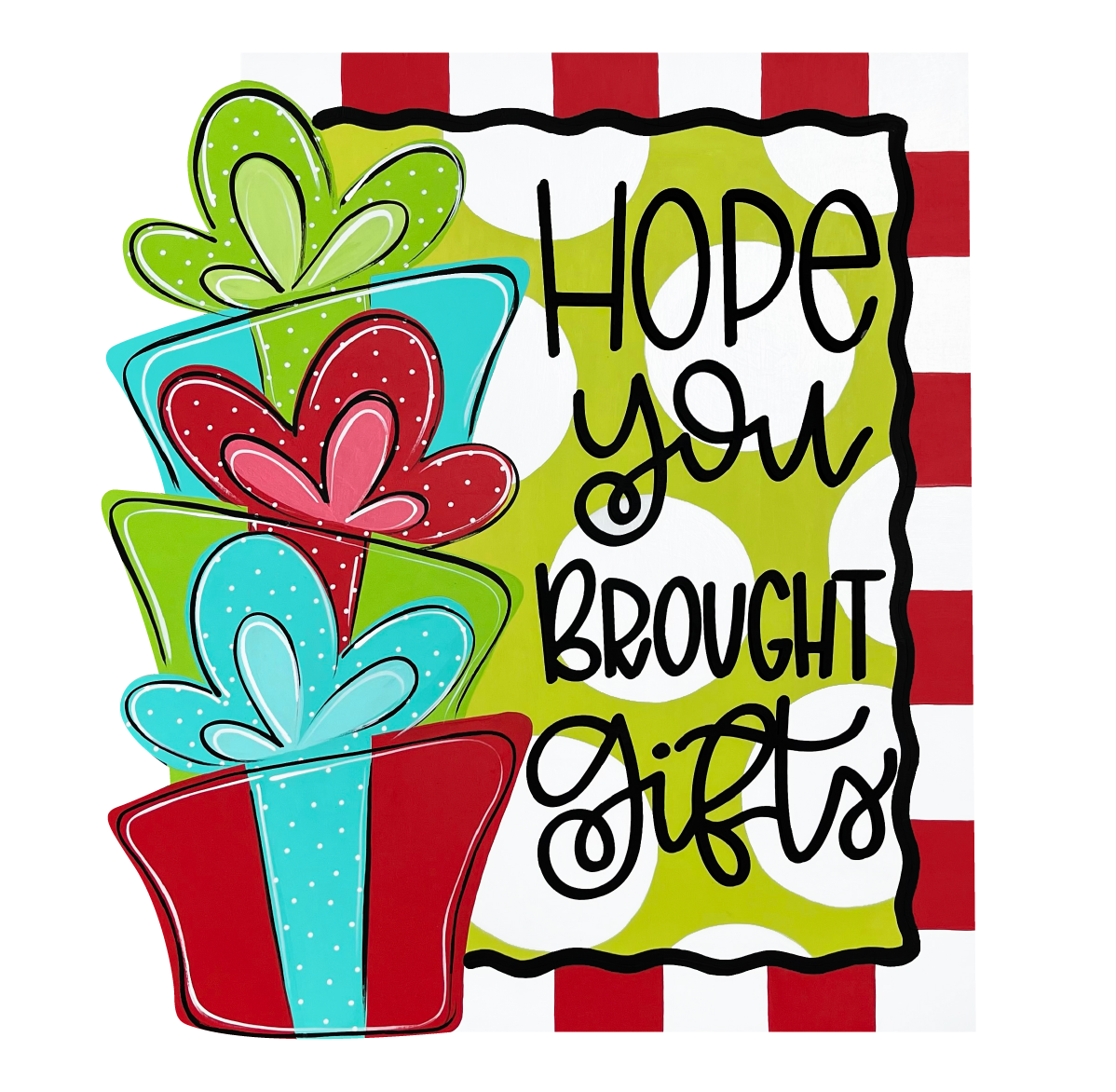 ARTSY AND BLEU HOPE YOU BROUGHT GIFTS