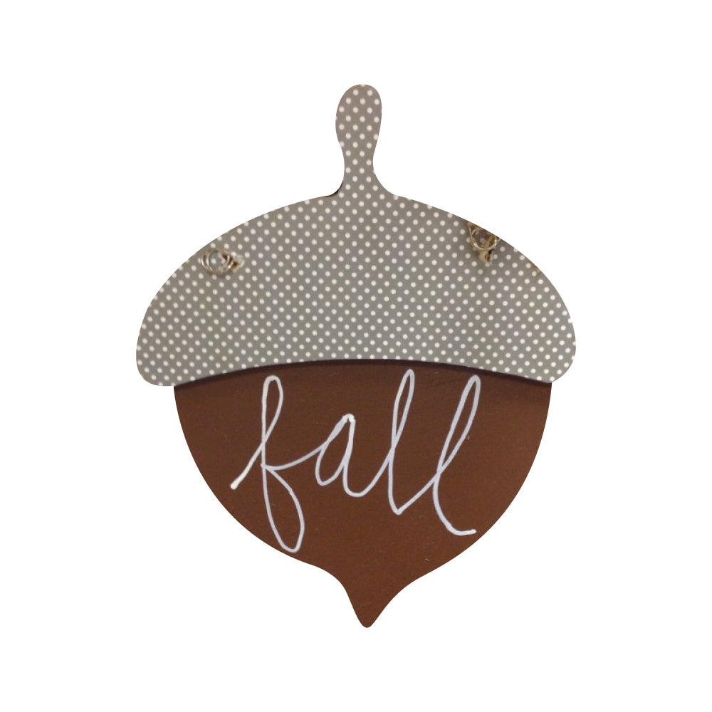 Basic Shape Acorn MDF Cutout Acorn Silhouette - Unfinished For DIY