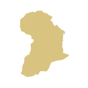 Basic Shape Africa MDF Cutout Continent Silhouette - Unfinished For DIY