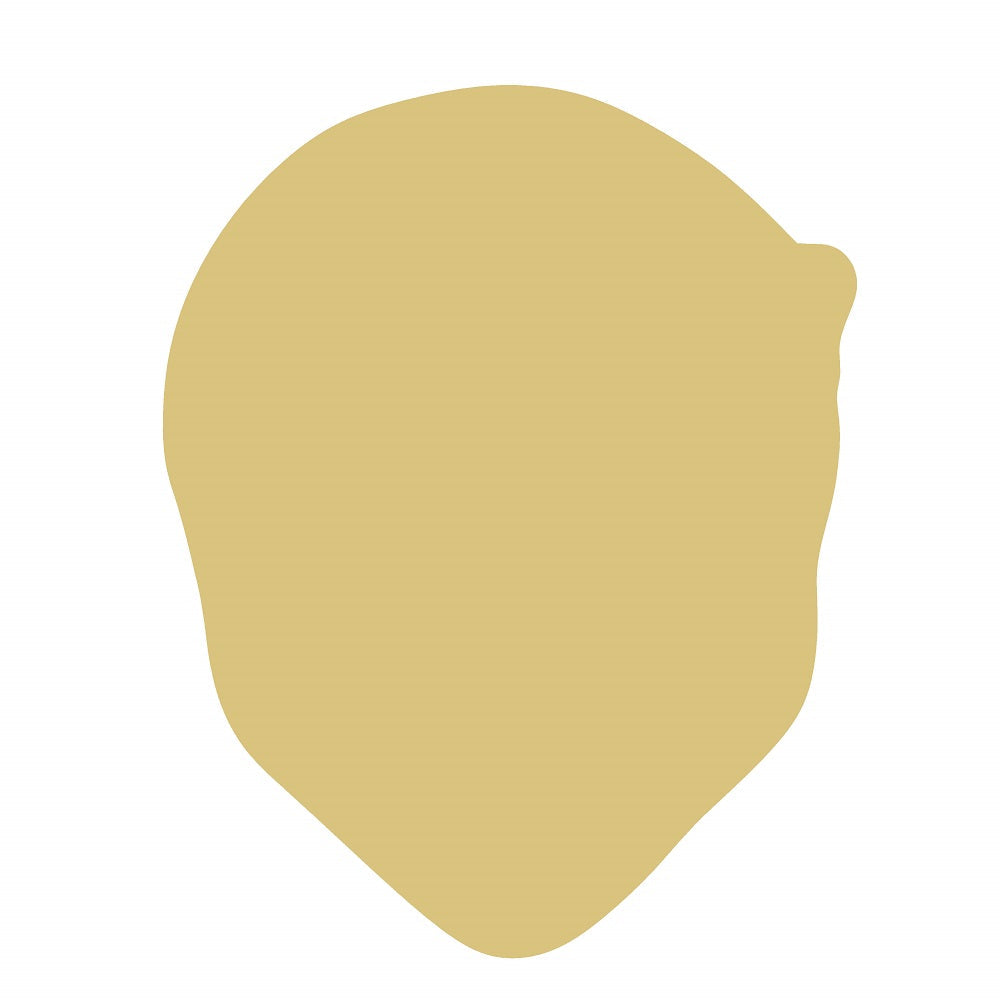 Basic Shape Head Silhouette MDF Cutout Alien Silhouette - Unfinished For DIY