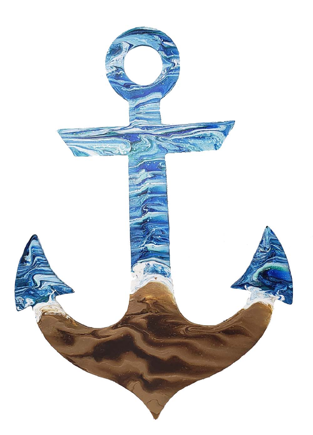 Basic Shape Anchor MDF Cutout Nautical Decor - Unfinished For DIY