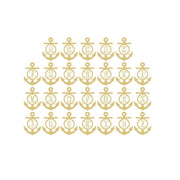 Basic Shape Anchor MDF Cutout Monogram Pattern - Unfinished For DIY