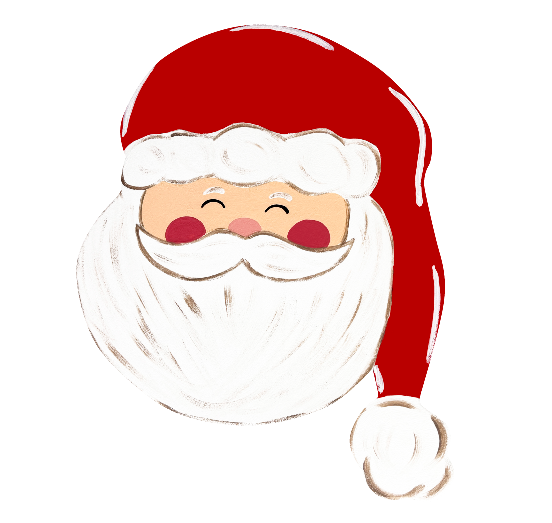 ASHLEY NICOLE DESIGNS SANTA HEAD